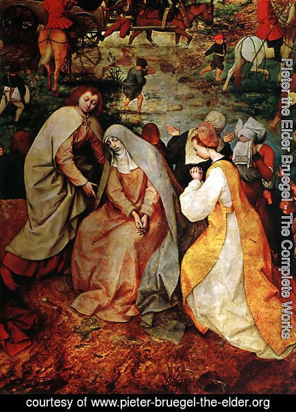 Pieter the Elder Bruegel - The Procession to Calvary [detail]