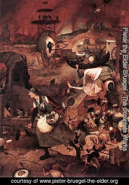 Pieter the Elder Bruegel - Dulle Griet (detail)