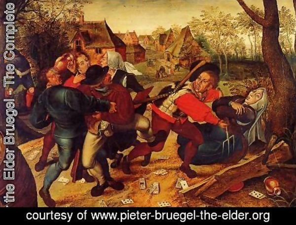 Pieter the Elder Bruegel - Peasant Brawl
