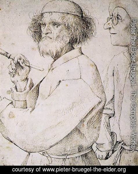 Pieter the Elder Bruegel - The Painter and the Connoisseur