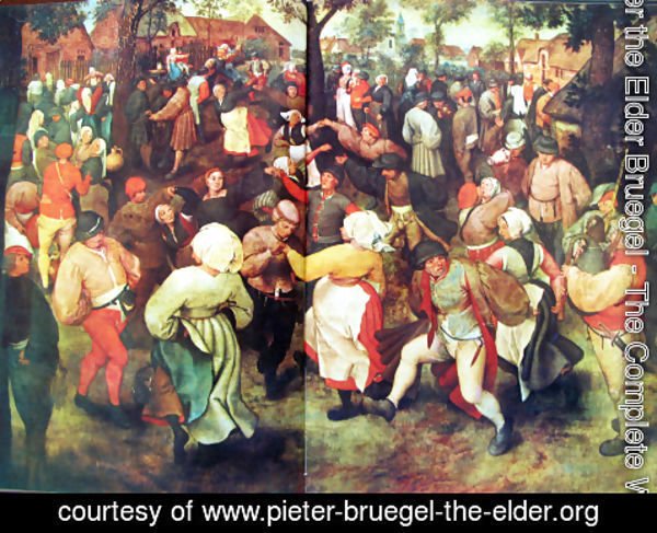 Pieter the Elder Bruegel - Bridal outdoors dance