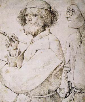 Pieter the Elder Bruegel - The painter and the buyer