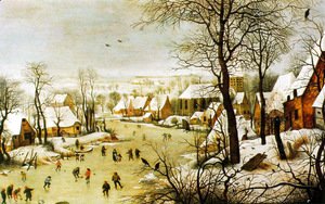 Pieter the Elder Bruegel - Winter Landscape with a Bird Trap