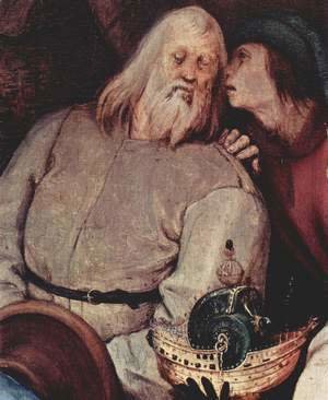Pieter the Elder Bruegel - Adoration of the Magi, detail 1