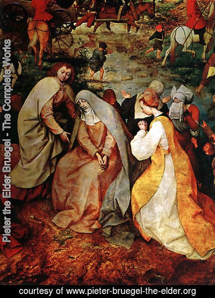 Pieter the Elder Bruegel - Christ Carrying the Cross (detail 1)