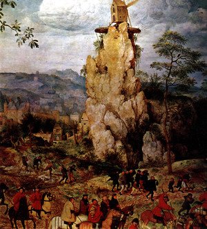 Pieter the Elder Bruegel - Christ Carrying the Cross (detail 3)