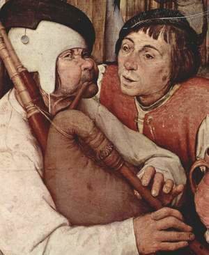 Pieter the Elder Bruegel - Farmers dance, Detail 2