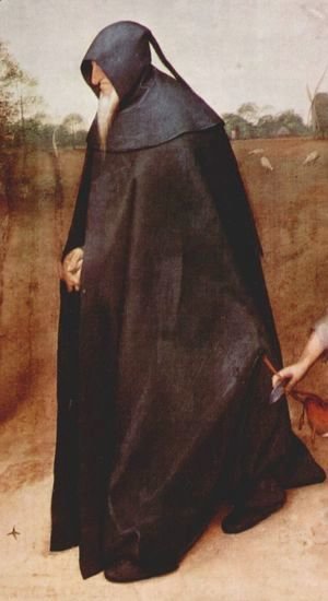 Pieter the Elder Bruegel - Misanthrope (detail)