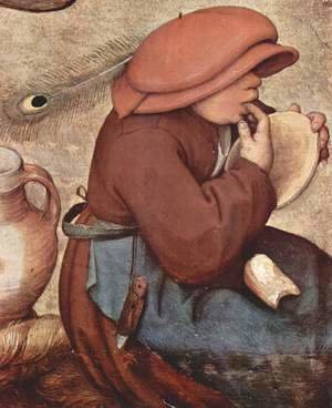 Pieter the Elder Bruegel - Peasant wedding (detail 2)