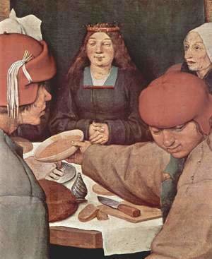 Pieter the Elder Bruegel - Peasant wedding (detail 3)