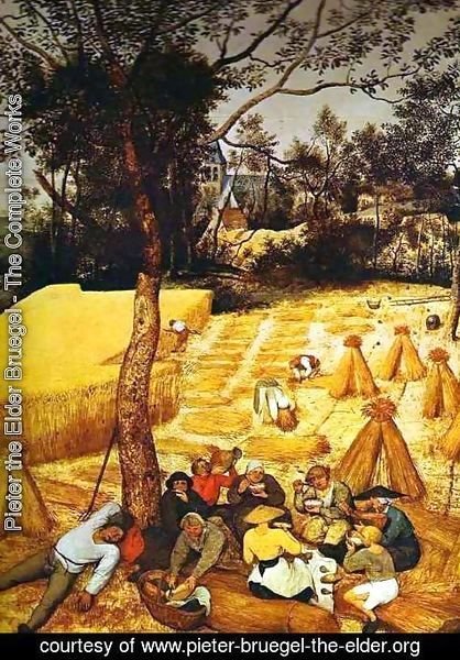 Pieter the Elder Bruegel - The Corn Harvest (August) 2