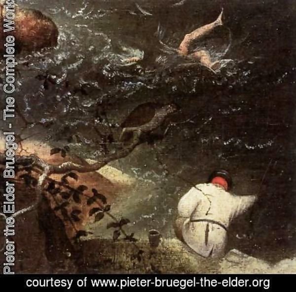 Pieter the Elder Bruegel - Landscape with the Fall of Icarus (detail) 2