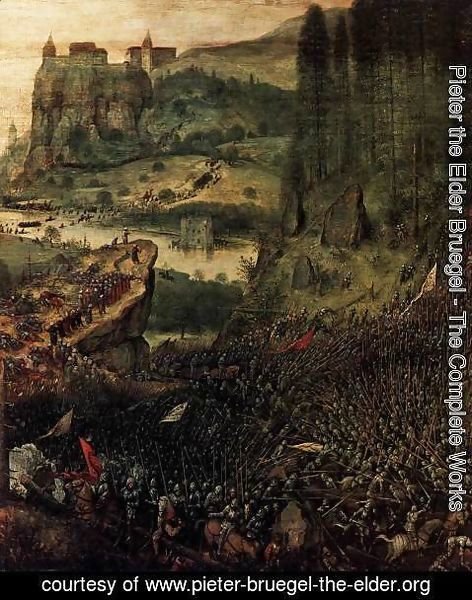 Pieter the Elder Bruegel - The Suicide of Saul (detail)