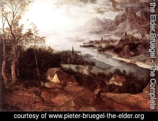 Pieter the Elder Bruegel - Landscape with the Parable of the Sower