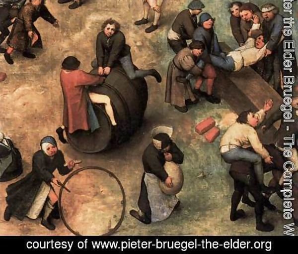 Pieter the Elder Bruegel - Children's Games (detail) 2