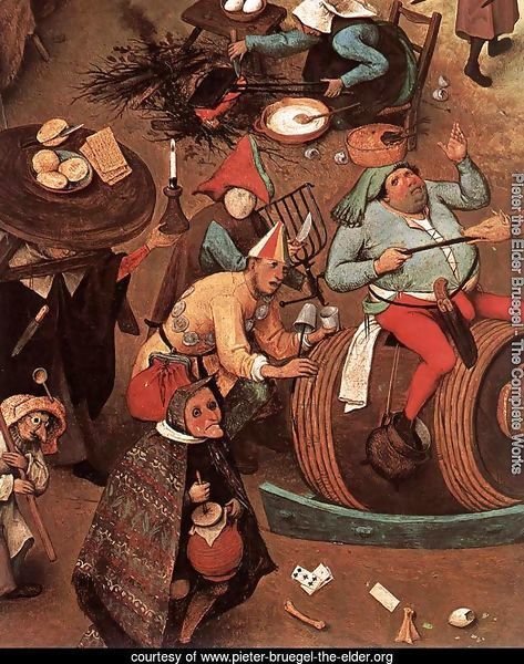 The Fight between Carnival and Lent (detail)
