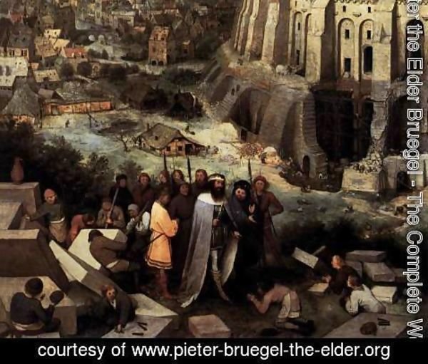Pieter the Elder Bruegel - The Tower of Babel (detail) 3