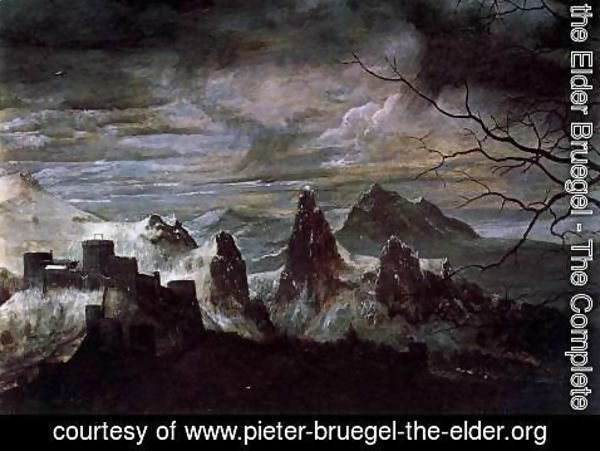 Pieter the Elder Bruegel - Gloomy Day (detail) 2