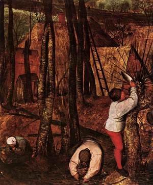 Pieter the Elder Bruegel - Gloomy Day (detail) 5