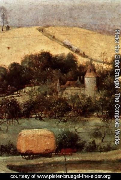 Pieter the Elder Bruegel - The Corn Harvest (detail) 2