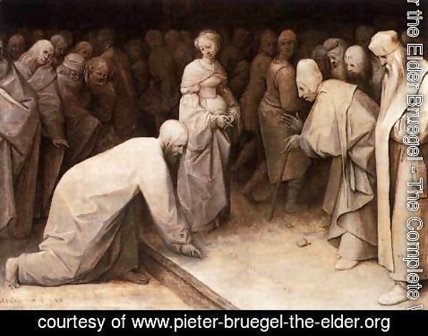 Pieter the Elder Bruegel - Christ and the Woman Taken in Adultery