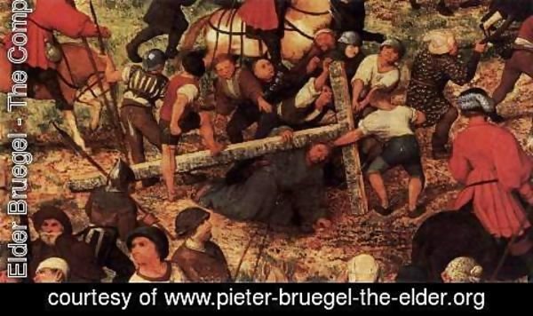 Pieter the Elder Bruegel - Christ Carrying the Cross (detail) 3