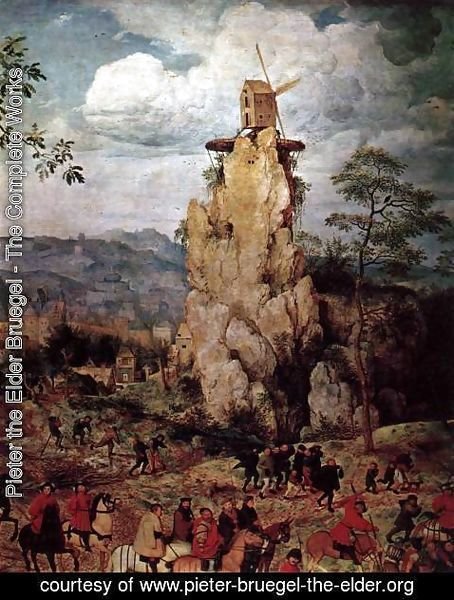 Pieter the Elder Bruegel - Christ Carrying the Cross (detail) 7