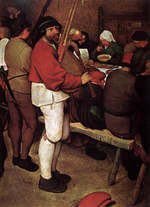 Pieter the Elder Bruegel - Peasant Wedding (detail) 3