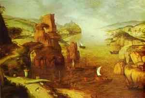 Pieter the Elder Bruegel - Landscape with Christ Appearing to the Apostles at the Sea of Tiberias