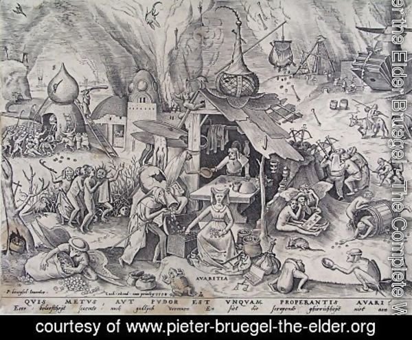 Pieter the Elder Bruegel - Greed