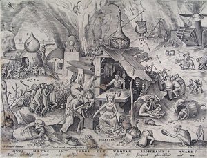 Pieter the Elder Bruegel - Greed