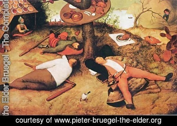 Pieter the Elder Bruegel - Land of Cockaigne