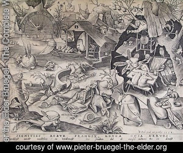 Pieter the Elder Bruegel - Laziness