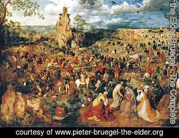 Pieter the Elder Bruegel - Christ Carrying the Cross 1564