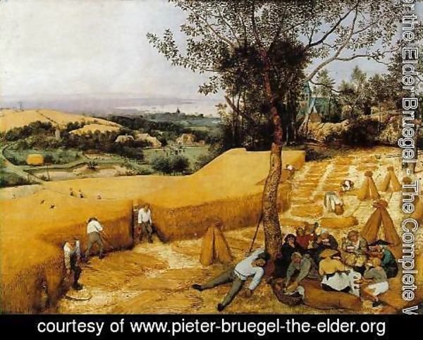 Pieter the Elder Bruegel - The Corn Harvest 1565