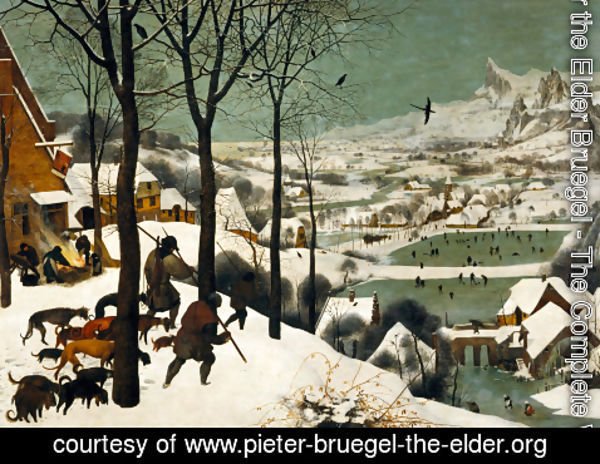 Pieter the Elder Bruegel - The Hunters in the Snow (Winter) 1565