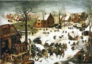 Pieter the Elder Bruegel - The Numbering at Bethlehem 1566
